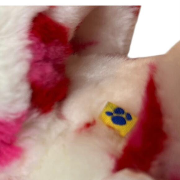 Build A Bear Hearts For You Puppy Dog Red, Pink and White No Tush Tag - Picture 8 of 10